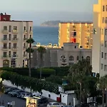 Luxury Tangier Oceanview Beach Apartment With Balcony, Fast Wi-Fi & Ac